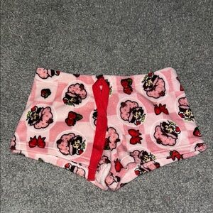 Strawberry shortcake fuzzy shorts